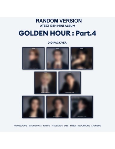 [DIGIPACK] ATEEZ 13th Mini Album - GOLDEN HOUR...