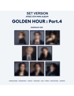 [DIGIPACK][SET] ATEEZ 13th Mini Album - GOLDEN HOUR :...