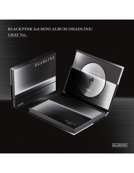 BLACKPINK 3rd Mini Album - DEADLINE (GRAY Ver.) CD