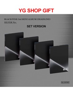 [YG Shop Gift][SILVER][SET] BLACKPINK 3rd Mini Album -...