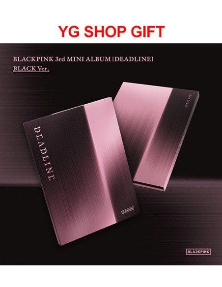 [YG Shop Gift] BLACKPINK 3rd Mini Album - DEADLINE (BLACK Ver.) CD