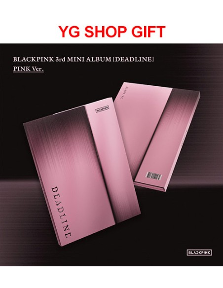 [YG Shop Gift] BLACKPINK 3rd Mini Album - DEADLINE (PINK Ver.) CD