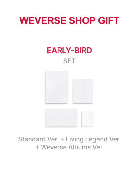 [Weverse Shop Gift][EARLY-BIRD][4SET] BTS 5th Album - ARIRANG (4SET Ver.) 3CD + Weverse Albums ver.