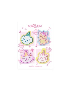 QWER 2nd Anniversary Goods - Acrylic Magnet Set (4 Pieces)