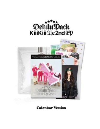 KIIIKIII 2nd EP Album - DELULU PACK (CALENDAR...
