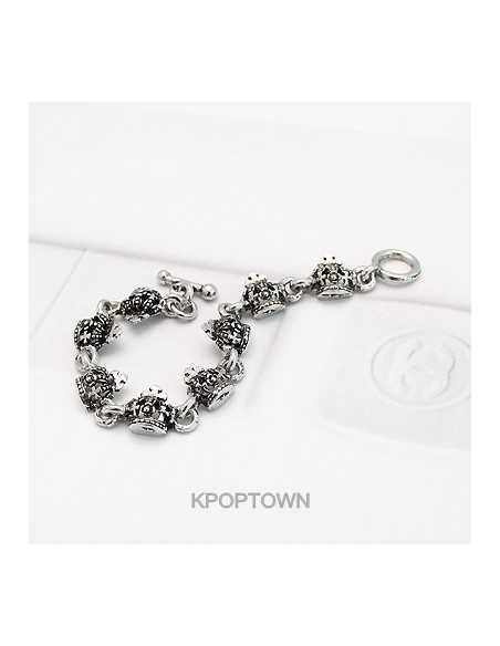 [BE81] Ki* Style Kings Black Bracelet