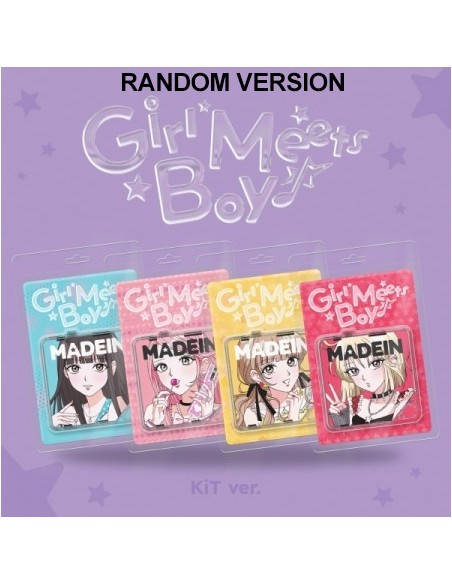[KiT] MADEIN Album - GIRL MEETS BOY (Random Ver.) KIT VER