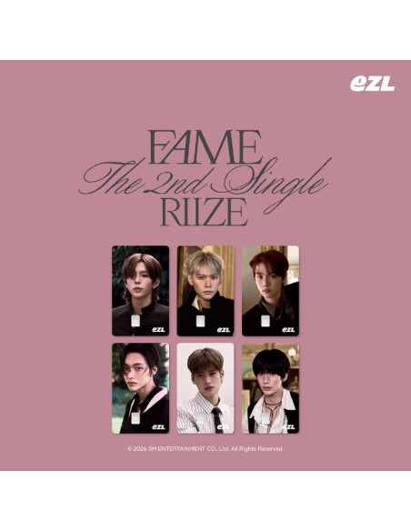 [Pre Order] RIIZE Fame EZL Transportation Card