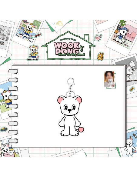LEE DONG WOOK WOOKDONG'S HOME SWEET HOME Goods - WOOKDONG PLUSH KEYRING
