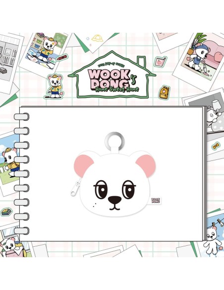 LEE DONG WOOK WOOKDONG'S HOME SWEET HOME Goods - WOOKDONG POUCH KEYRING