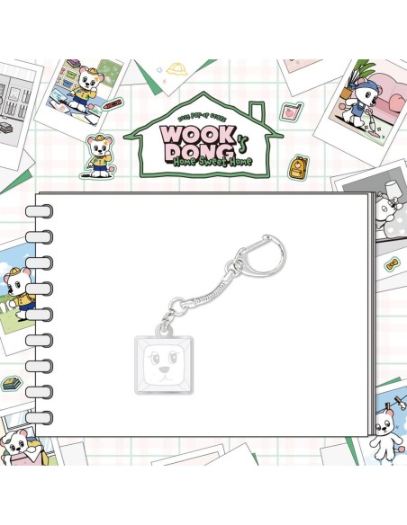 LEE DONG WOOK WOOKDONG'S HOME SWEET HOME Goods - DOODLE KEYCAP KEYRING