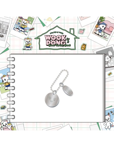 LEE DONG WOOK WOOKDONG'S HOME SWEET HOME Goods - DOODLE METAL KEYRING