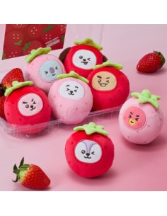 BT21 Strawberry Party Goods - Stress Ball Plush