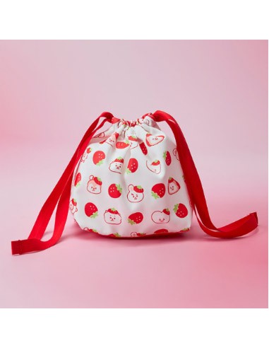 BT21 Strawberry Party Goods - String Pouch