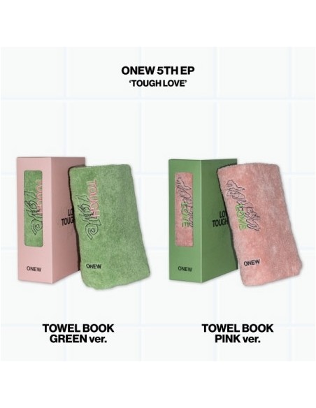 [Smart Album] SHINee ONEW 5th Mini Album - TOUGH LOVE (TOWEL BOOK / Random Ver.)