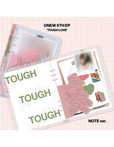 SHINee ONEW 5th Mini Album - TOUGH LOVE (NOTE Ver.) CD
