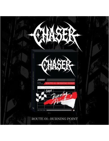 CHASER 1st Mini Album - ROUTE 01 : BURNING POINT (OVERALL ver.) CD