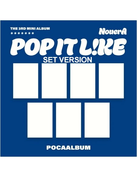 [Smart Album][SET] NouerA 3rd Mini Album - POP IT LIKE (SET Ver.) 7POCA VER.