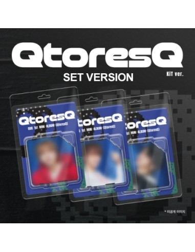 [KiT][SET] QQQ 1st Mini Album - QTORESQ (3SET...