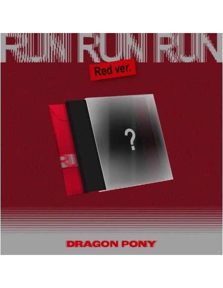 Dragon Pony EP Album - RUN RUN RUN (RED Ver.) CD + Poster