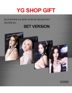 [YG Shop Gift][SILVER][SET] BLACKPINK 3rd Mini Album -...