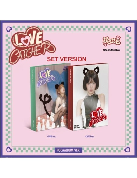 [Smart Album][SET] YENA 5th Mini Album - LOVE CATCHER (SET Ver.) 2POCAALBUM Ver.