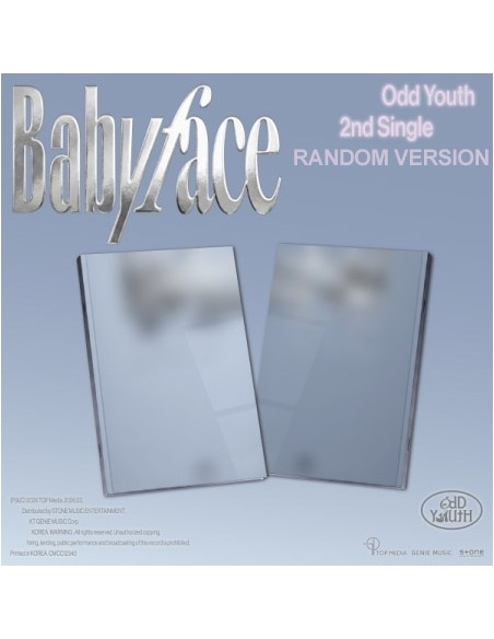 ODD YOUTH 2nd Single Album - Babyface (Random Ver.) CD + Poster