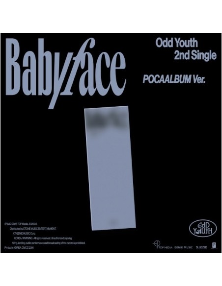 [Smart Album] ODD YOUTH 2nd Single Album - Babyface POCA ALBUM Ver.