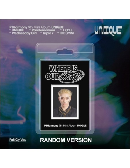 [Smart Album] P1Harmony 9th Mini Album - UNIQUE (Random Ver.) FANCY VER.