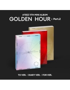 ATEEZ 11th Mini Album - GOLDEN HOUR : Part.2 (RANDOM...