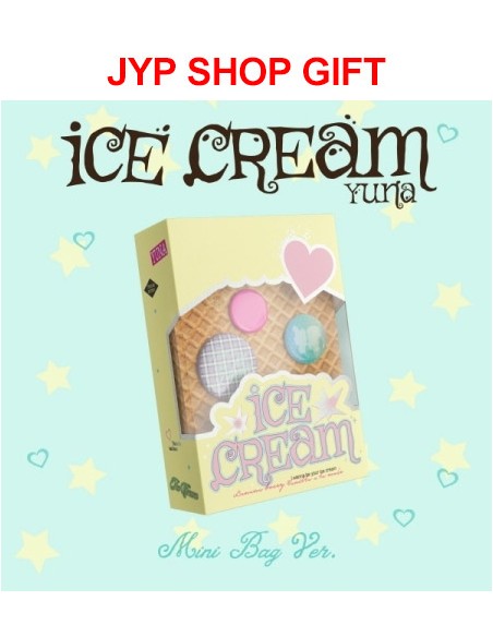 [JYP Shop Gift][MD] YUNA (ITZY) 1st Mini Album - Ice Cream (MINI BAG Ver.) CD