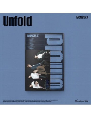 MONSTA X US Album - Unfold (Heartbreak Ver.) CD