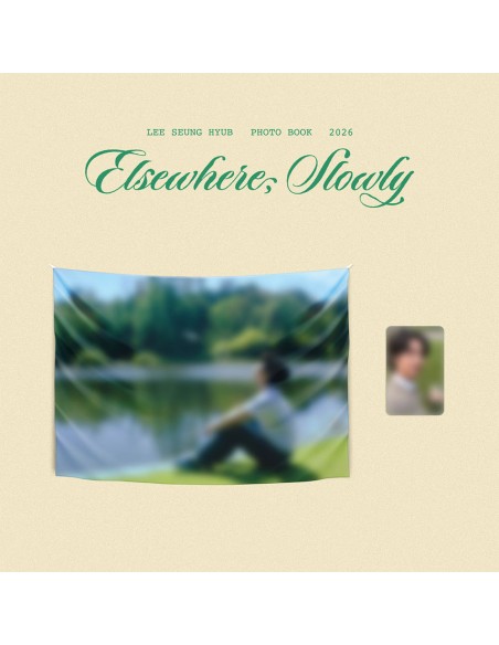 [Pre Order] LEE SEUNG HYUB 3rd PHOTOBOOK [Elsewhere, Slowly] Goods - FABRIC POSTER