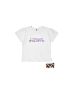 [2nd Pre Order] ILLIT PRESS START♥ Goods - Crop T-Shirt