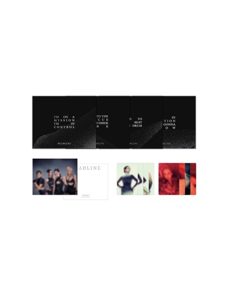 BLACKPINK DEADLINE Goods - LYRICS CARD + PHOTOCARD SET