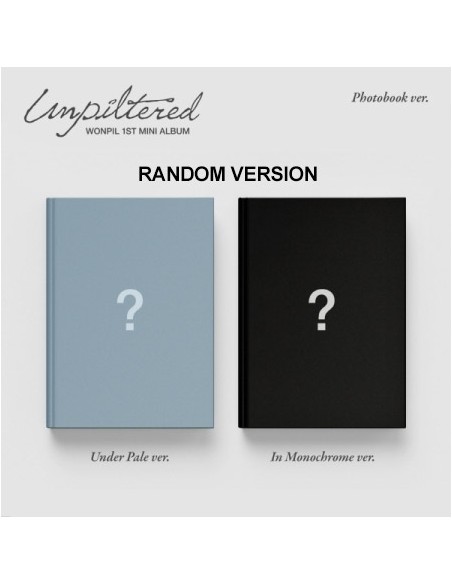 [Photobook] WONPIL (DAY6) 1st Mini Album - Unpiltered (Random Ver.) CD