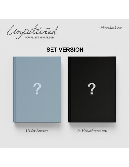 [Photobook][SET] WONPIL (DAY6) 1st Mini Album - Unpiltered (SET Ver.) 2CD