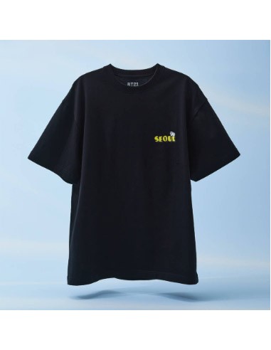 BT21 WORLD VOYAGE Goods - T-Shirt (Black)