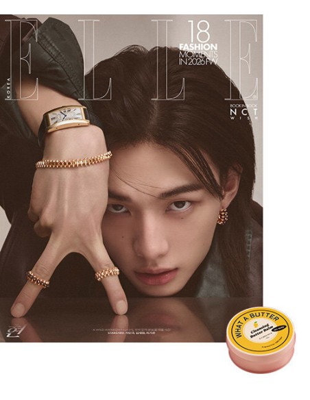 Magazine ELLE 2026-04 Type.D Stray Kids HYUNJIN with Pre Order Benefit