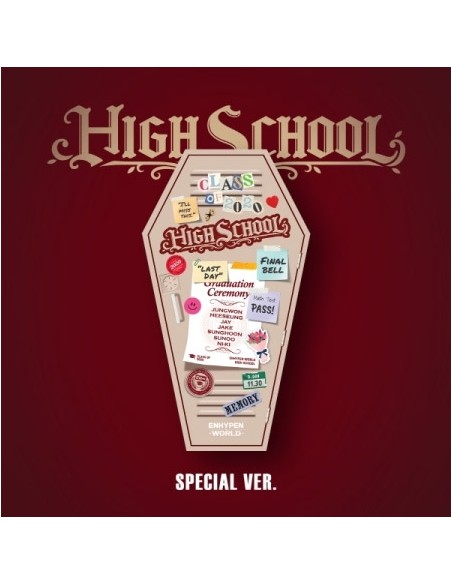 [Pre Order] ENHYPEN WORLD COUPON CARD COLLECTION (HIGH SCHOOL SPECIAL ver.)