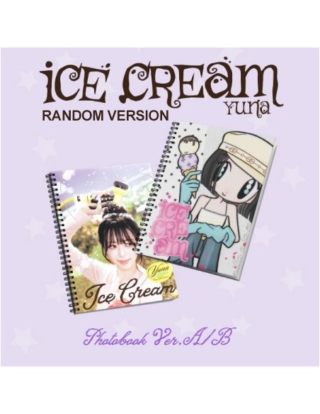 YUNA (ITZY) 1st Mini Album - Ice Cream (Random Ver.) CD