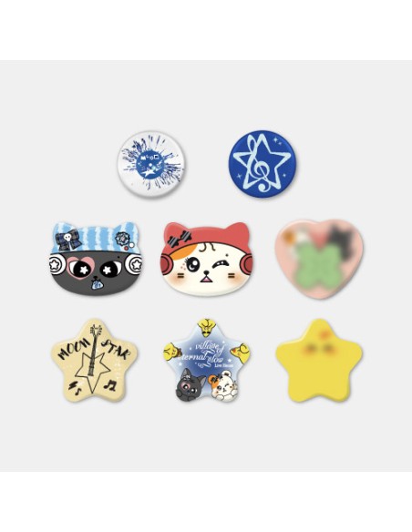 [Pre Order] MOON BYUL MUSEUM : village of eternal glow – Live House Goods - RANDOM PIN BUTTON