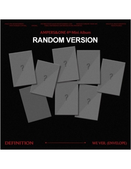 [WE] AMPERS&ONE 4th Mini Album - DEFINITION (Random Ver.) CD