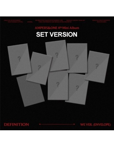 [WE][SET] AMPERS&ONE 4th Mini Album -...