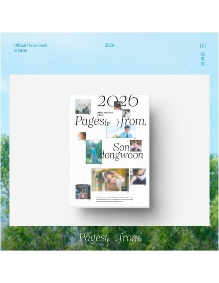 [Pre Order] SON DONGWOON OFFICIAL PHOTOBOOK [PAGES FROM]
