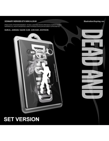 [Illustration Keyring][SET] Xdinary Heroes 8th Mini Album - DEAD AND (SET Ver.) 6CD