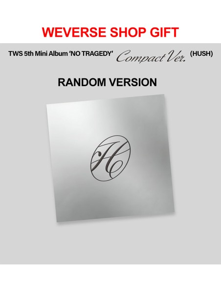 [Weverse Shop Gift][COMPACT] TWS 5th Mini Album - NO TRAGEDY (HUSH / Random Ver.) CD