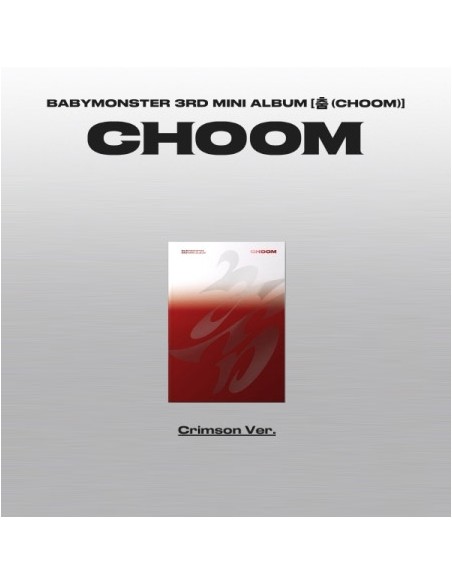 BABYMONSTER 3rd Mini Album - CHOOM (Crimson Ver.) CD