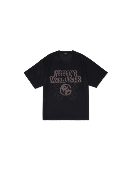 BTS TOUR ARIRANG Goods - S/S Tour T-Shirt (Black) kpoptown.com