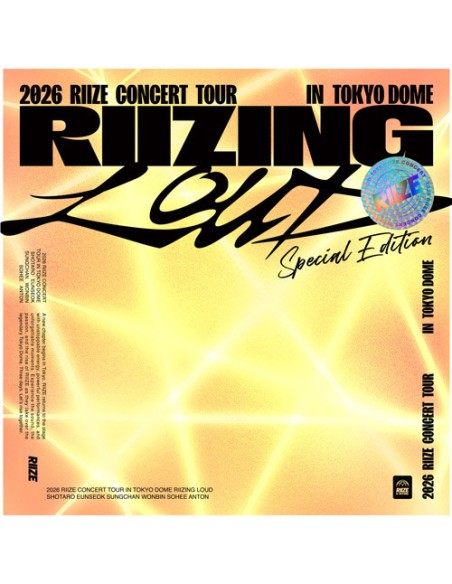 [Japanese Edition] RIIZE 2026 CONCERT TOUR [RIIZING LOUD] Special Edition in TOKYO DOME Blu-ray+Photobook (UNIVERSAL